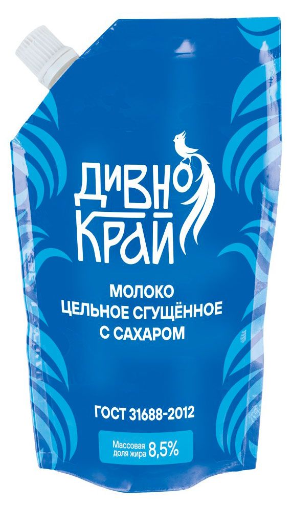 Молоко сгущенное Дивно Край с сахаром 8,5% БЗМЖ, 270 г