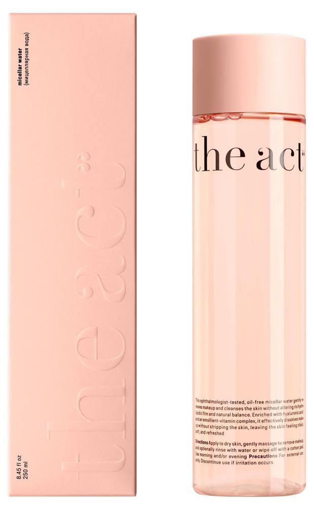 Мицеллярная вода The Act, 250 мл