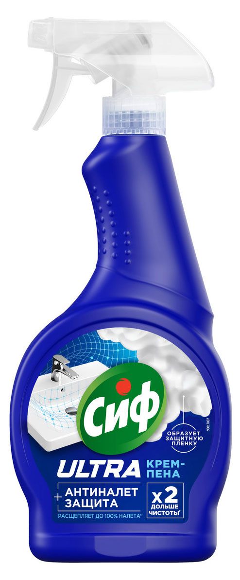 Крем-пена для ванной для сантехники Сиф Антиналет, 500 мл