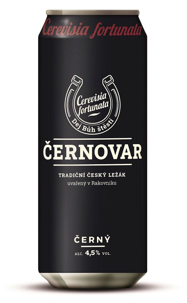 Пиво Cernovar темное фильтрованное 4,5%, 500 мл