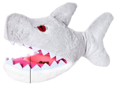 Игрушка для животных АШАН Красная птица Акула 31x16 см 600₽