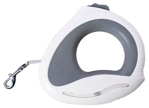 Поводок для собак АШАН Красная птица светодиодный с USB зарядкой 45 м 1000₽