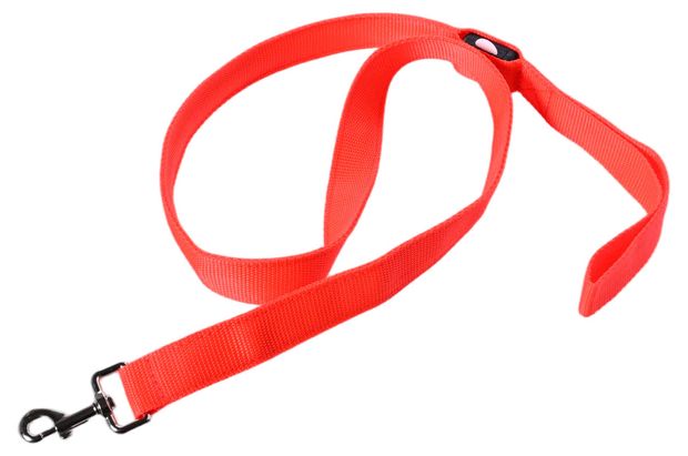 Поводок для собак АШАН Красная птица Светодиодный с usb зарядкой красный 25x120 см 170₽