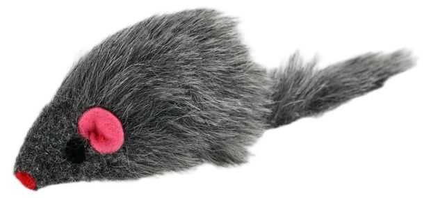 Игрушка для кошек АШАН Красная птица Мышь, 18 см