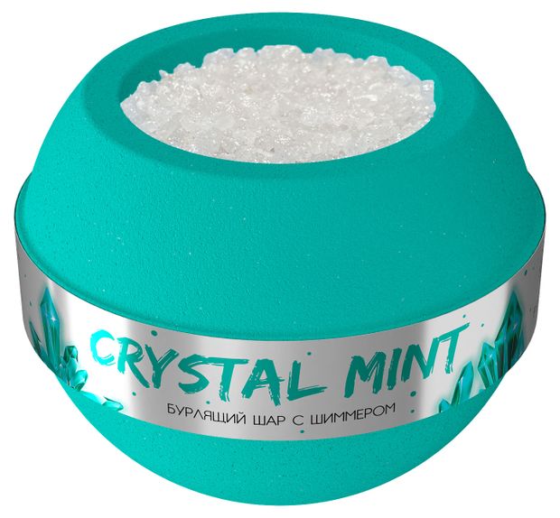 Шар для ванны бурлящий Fabrik cosmetology Crystal Mint, 210 г