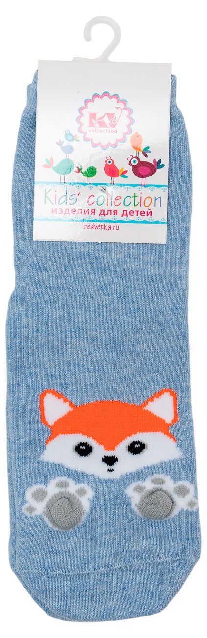 Носки детские Красная Ветка Лисенок джинс, р. 16-18