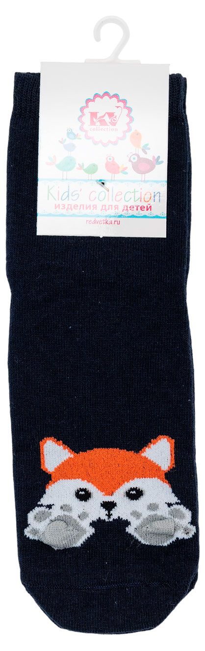 Носки детские Красная Ветка Лисенок синие, р. 14-16