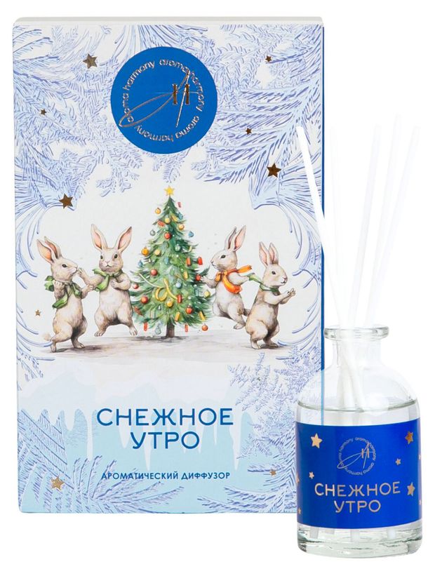 Диффузор-открытка Aroma Harmony Снежное утро, 50 мл
