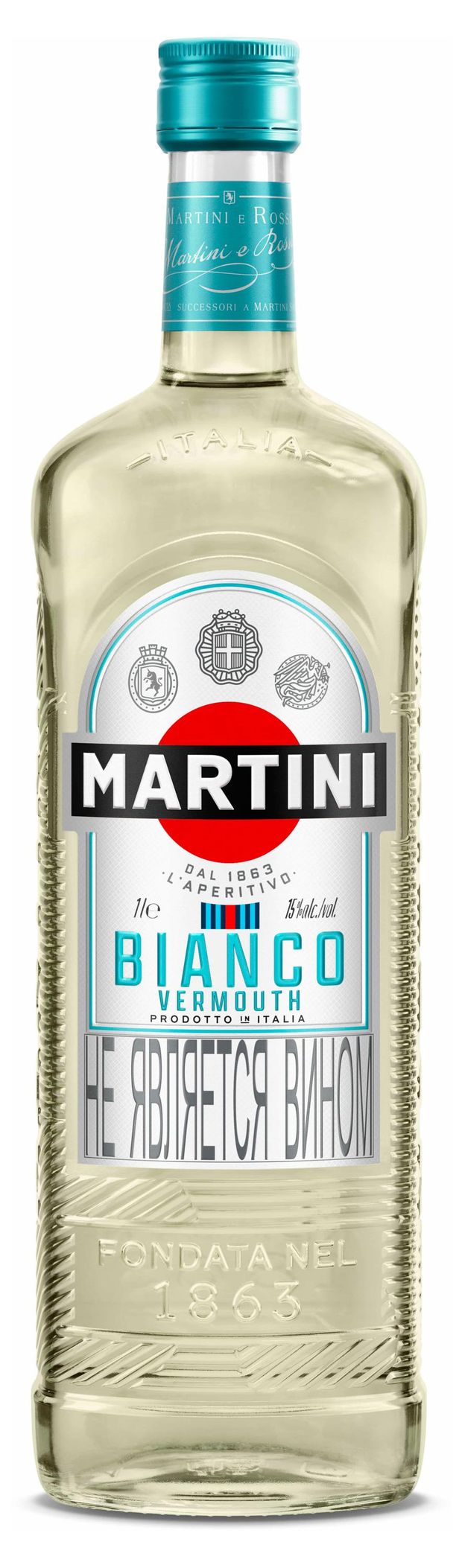 Вермут Martini Bianco белый сладкий Италия, 1 л