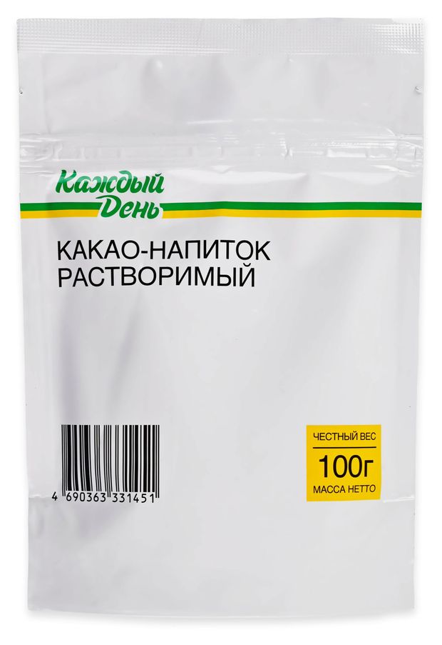 Какао-напиток растворимый Каждый день 100 г 50₽
