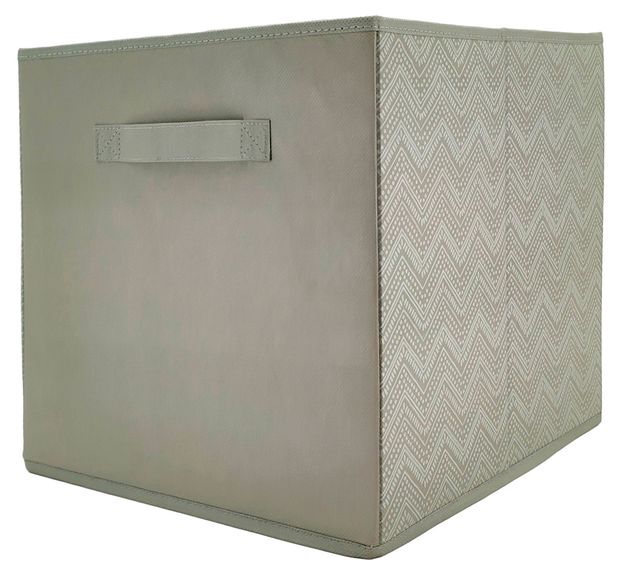 Коробка для хранения Actuel серая, 31х31х31 см