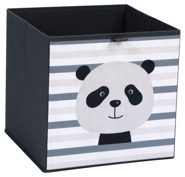Коробка для хранения Actuel текстильная Панда 27x27x27 см 320₽