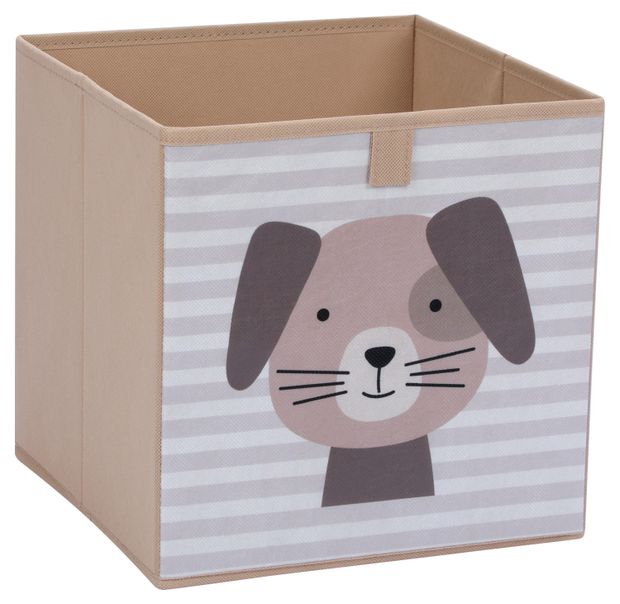 Коробка для хранения Actuel текстильная Собака, 27x27x27 см
