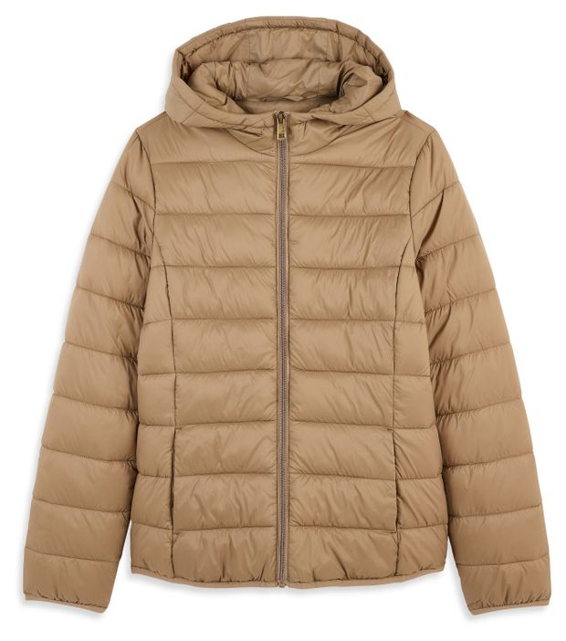 Куртка женская InExtenso с капюшоном бежевая