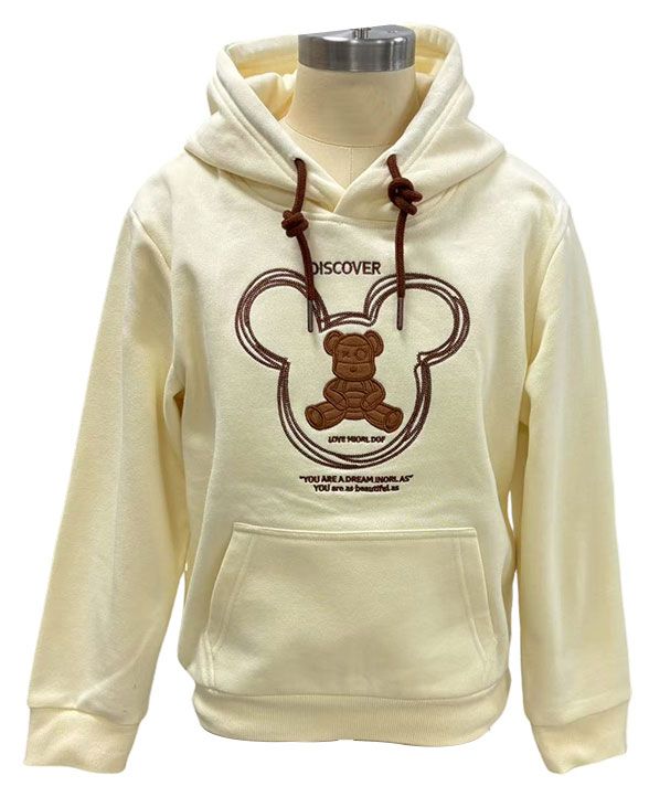Толстовка для девочки Discover бежевая