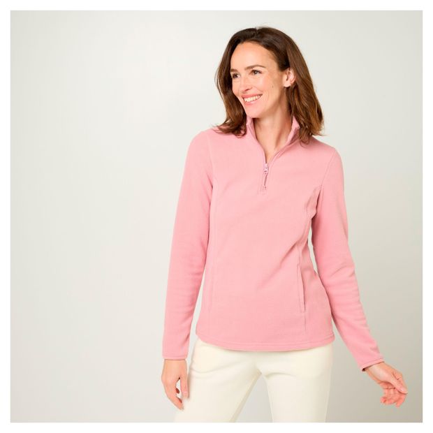 Толстовка женская InExtenso флисовая розовая