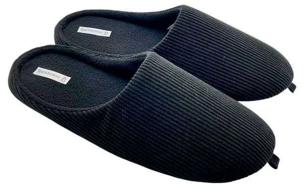 Тапочки мужские InExtenso закрытый нос черные