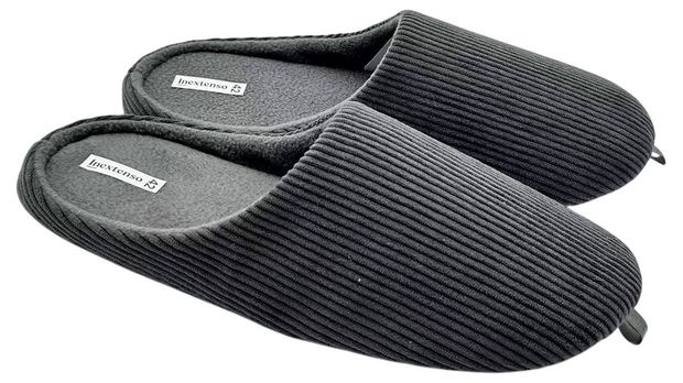 Тапочки мужские InExtenso закрытый нос темно-серые
