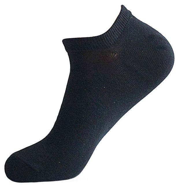 Носки женские Лантана укороченные черные, р 23-25