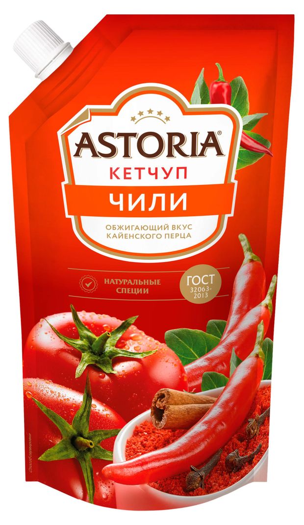 Кетчуп Astoria Чили 330 г 85₽