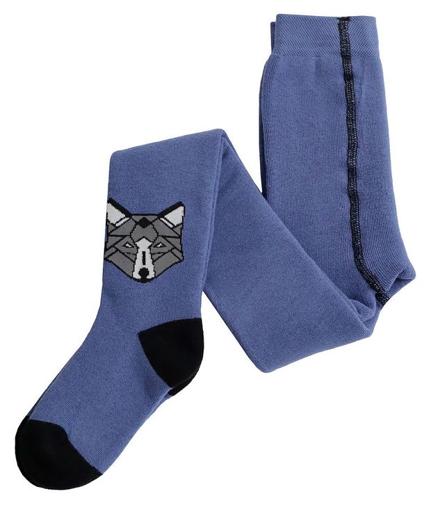 Колготки детские Носик синие, размер 80-86