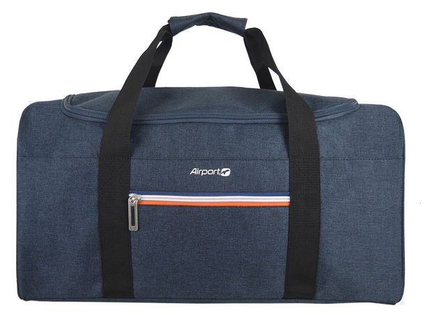 Сумка дорожная Airport синяя 24х24х50 см 1500₽