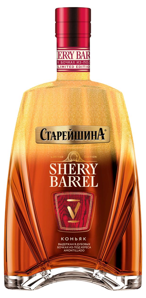 Коньяк Старейшина Sherry Barrel 5 Россия, 0,5 л