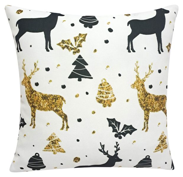 Подушка декоративная Штучки, к которым тянутся ручки Голд, 35х35 см в ассортименте