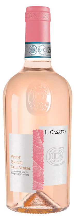 Вино Il Casato Pinot Grigio delle Venezie DOC розовое полусухое Италия, 0,75 л