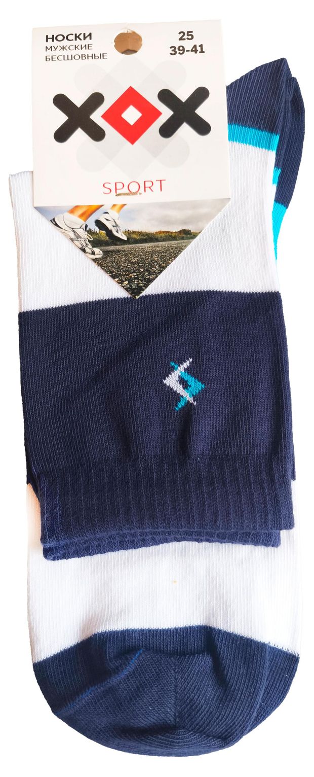 Носки мужские ХОХ в полоску, р 25