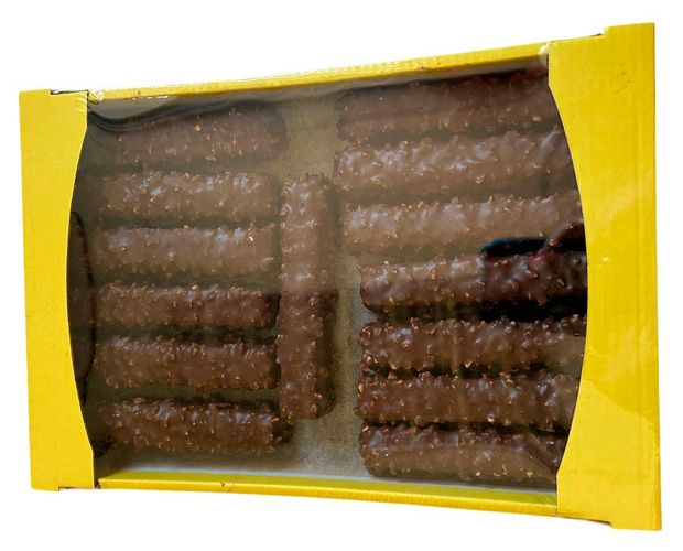 Вафли Шоколадово Waffer-r-rs глазиванные с ароматом лесного ореха и арахисом, ~ 1 кг