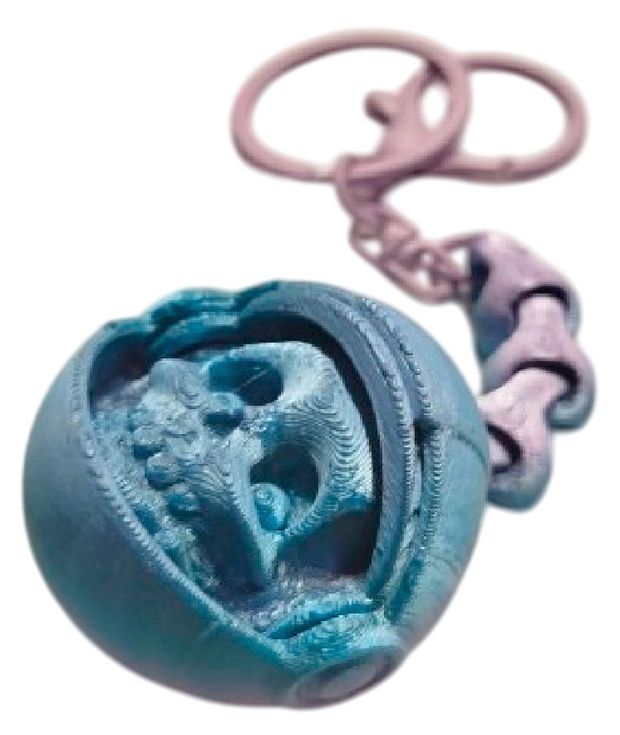 Брелок Union Source Космическая голова, 1 шт