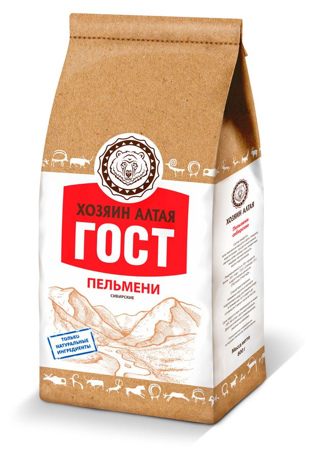 Пельмени Хозяин Алтая Сибирские 800 г 520₽