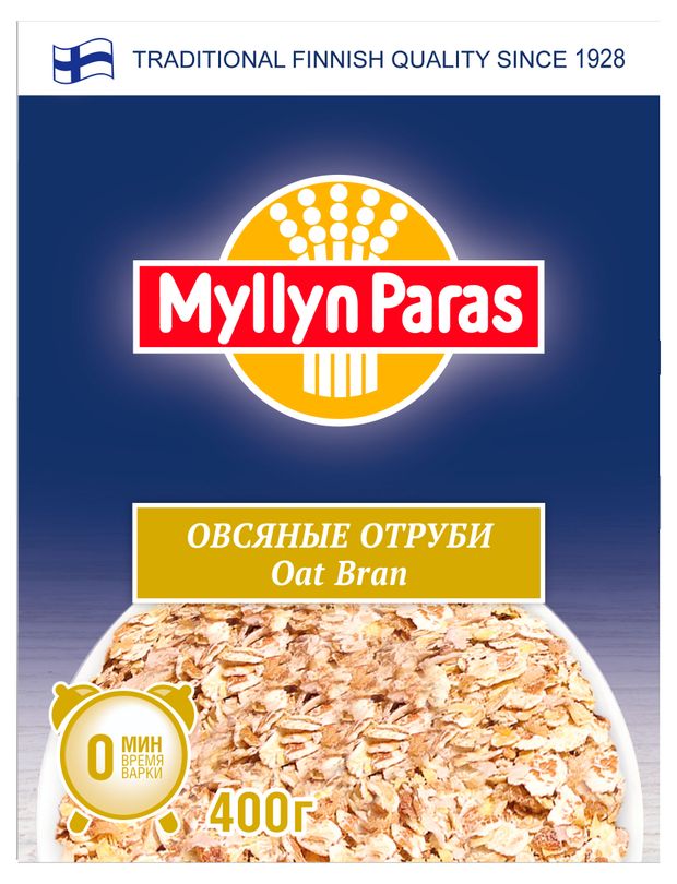 Отруби овсяные Myllyn Paras 1928 400 г 120₽