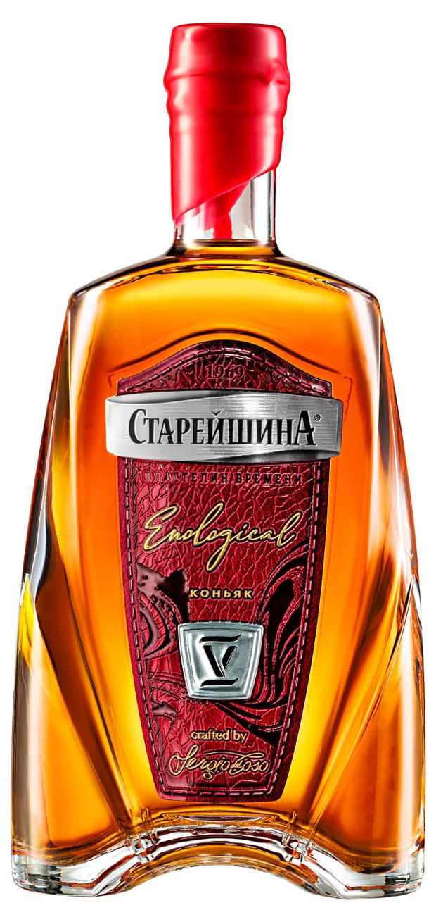 Коньяк Старейшина Ecological пятилетний Россия, 0,5 л