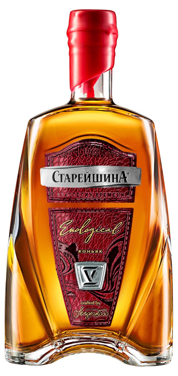 Коньяк Старейшина пятилетний Россия, 1 л