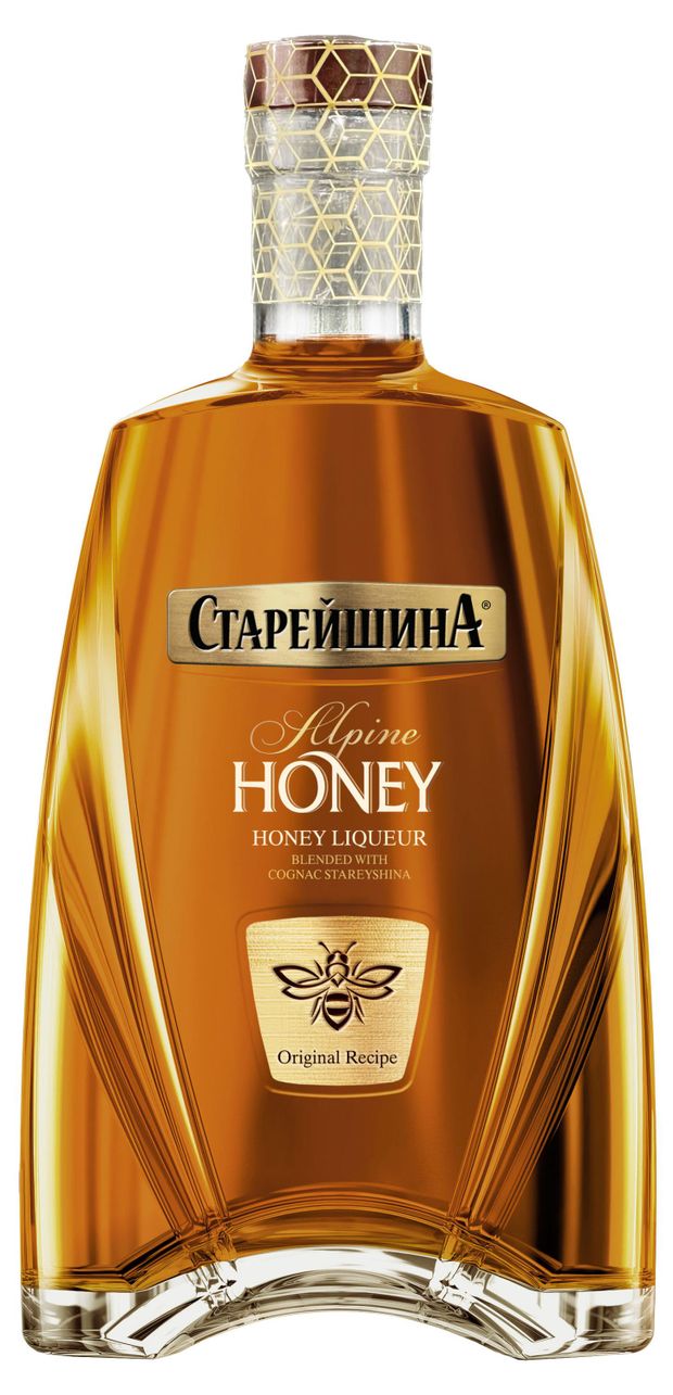 Ликер Старейшина Alpine honey Россия, 0,5 л