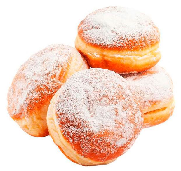 Пончик АШАН с сахарной пудрой 55 г 20₽