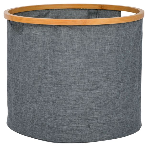 Корзина для белья Actuel складная серая, 45x45x35 см