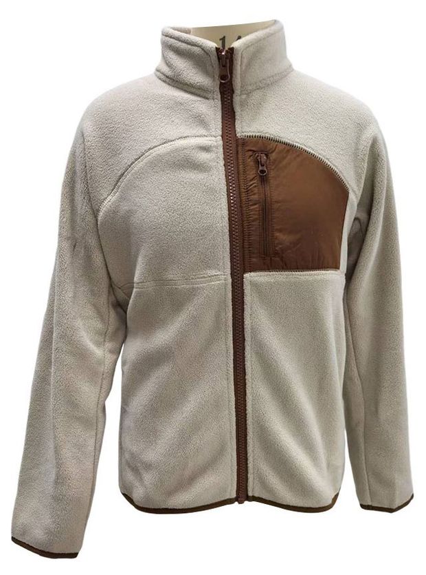 Куртка флисовая для мальчика белая