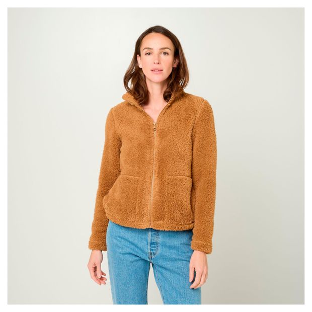 Толстовка флисовая женская InExtenso бежевая