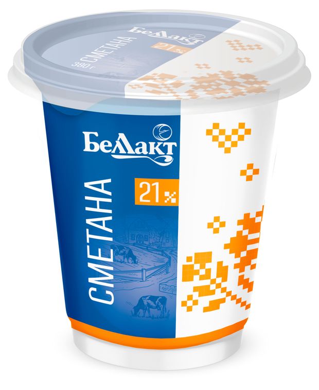 Сметана Беллакт 21 БМЗЖ 380 г 215₽