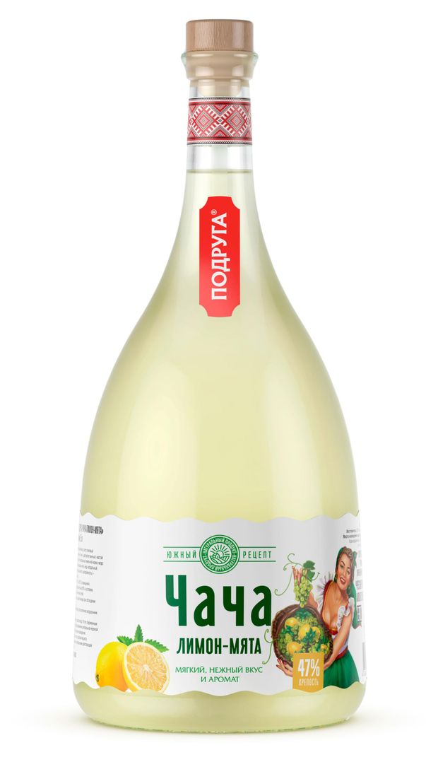Чача Подруга Лимон мята Россия, 1,5 л