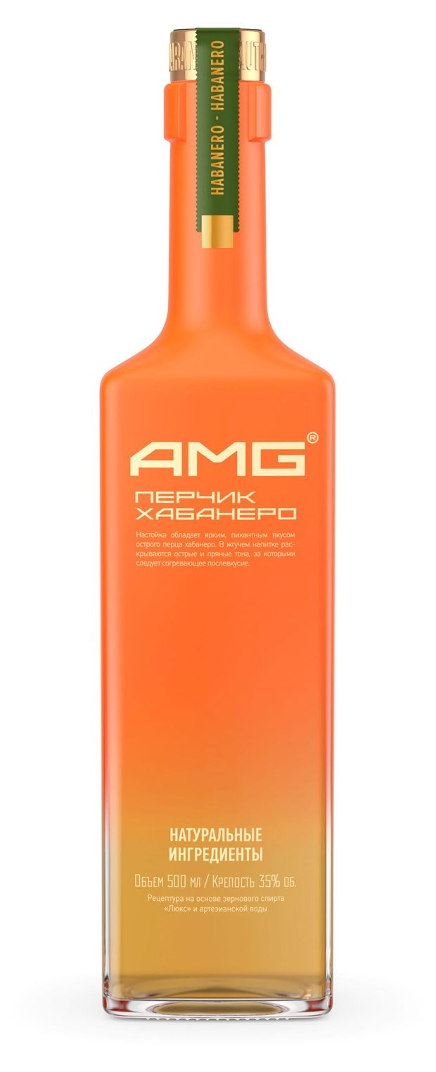 Настойка AMG Перчик Хабанеро Россия, 0,5 л