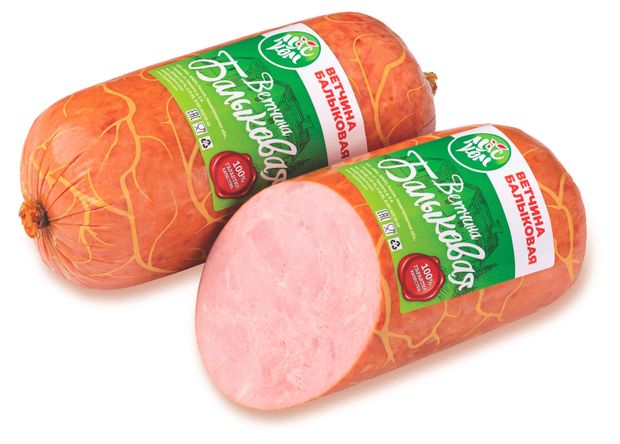 Ветчина свиная вареная Мяском Балыковая, ~ 1,5 кг