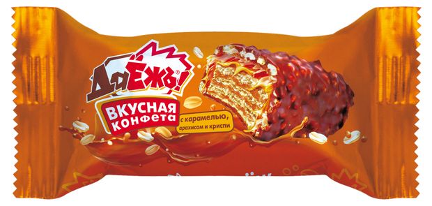 Конфеты Essen ДаЕжъ с карамелью арахисом и криспи, вес