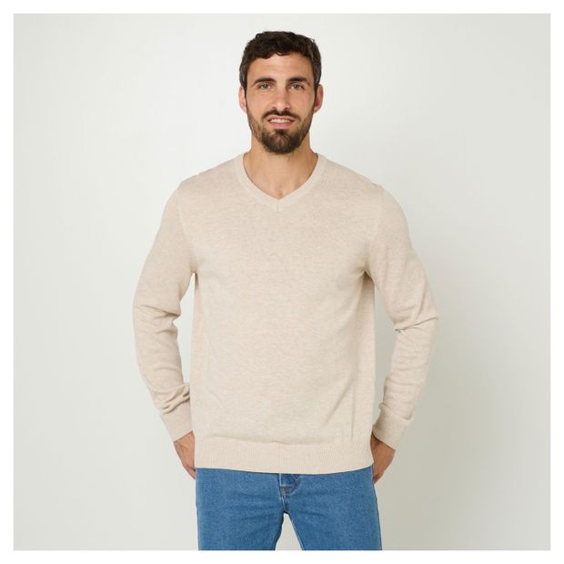 Пуловер мужской InExtenso бежевый