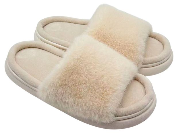 Тапочки женские InExtenso светло-бежевые, 36/37-40/41