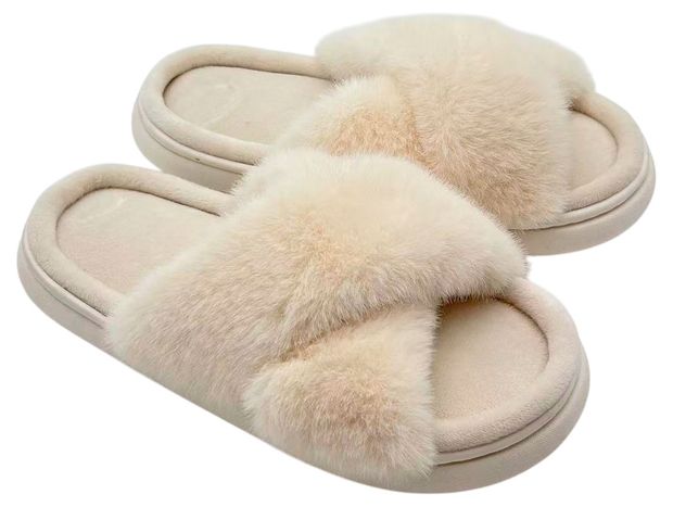 Тапочки женские InExtenso светло-бежевые, 36/37-40/41