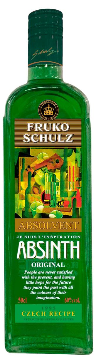 Абсент FRUKO SCHULZ Absinth Absolvent Россия, 0,5 л